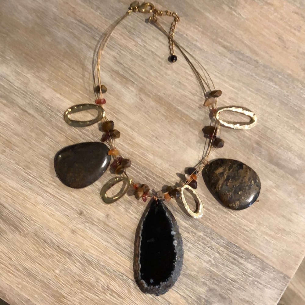 Chico’s necklace real stones